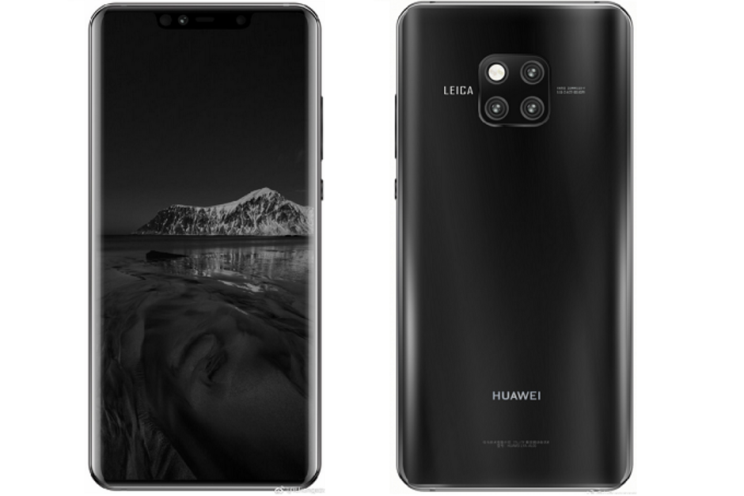 תמונות חדשות חושפות את ה-Huawei Mate 20 Pro